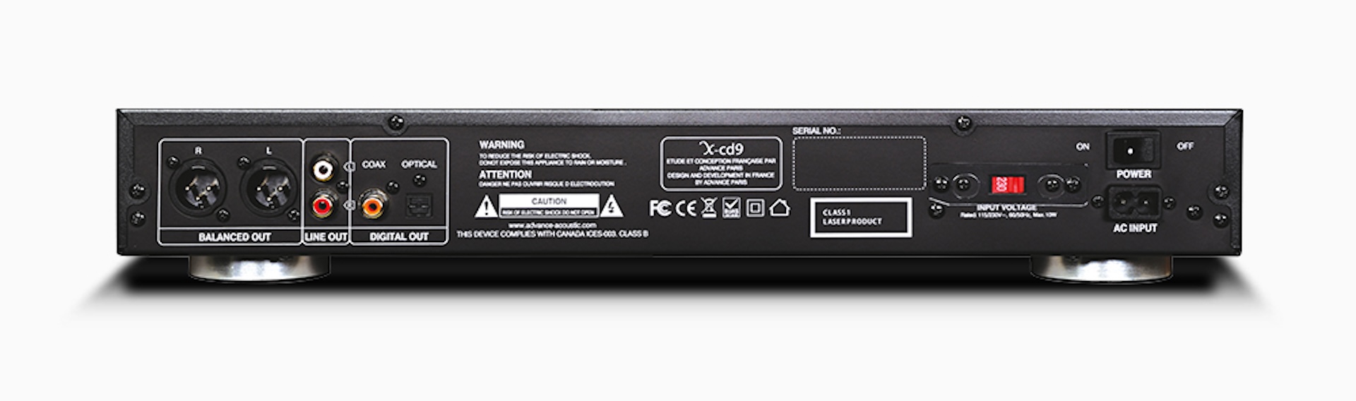 Advance Paris CD X9 Back